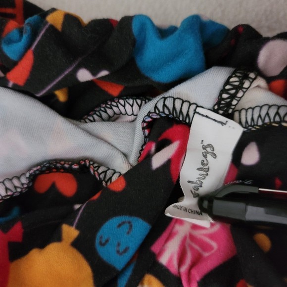 OS Fabulegs leggings happy birthday party elephant theme - Picture 9 of 11